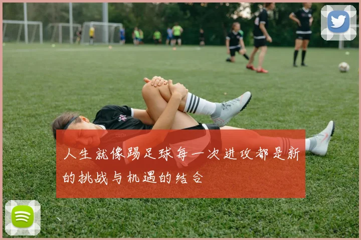 人生就像踢足球每一次进攻都是新的挑战与机遇的结合